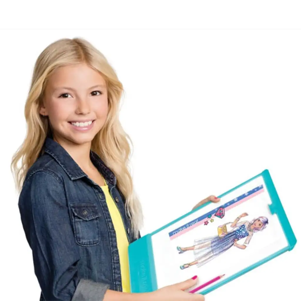 Make it Real: Mega-Set für Modedesigner mit Leuchttafel und Zubehör kép 5