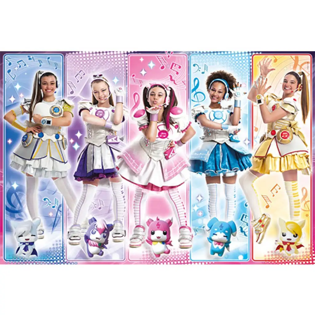 Miracle Tunes Mädchen 104-teiliges Maxi Puzzle - Clementoni kép 2