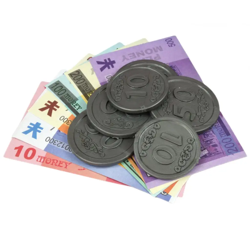 Rosa Registrierkasse mit Licht und Ton, Zubehör und Spielgeld, 24 cm kép 9