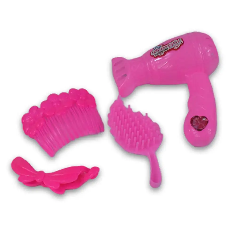 Rosa 8-teiliges Schönheitset mit Telefon, Schere und Zubehör. kép 2