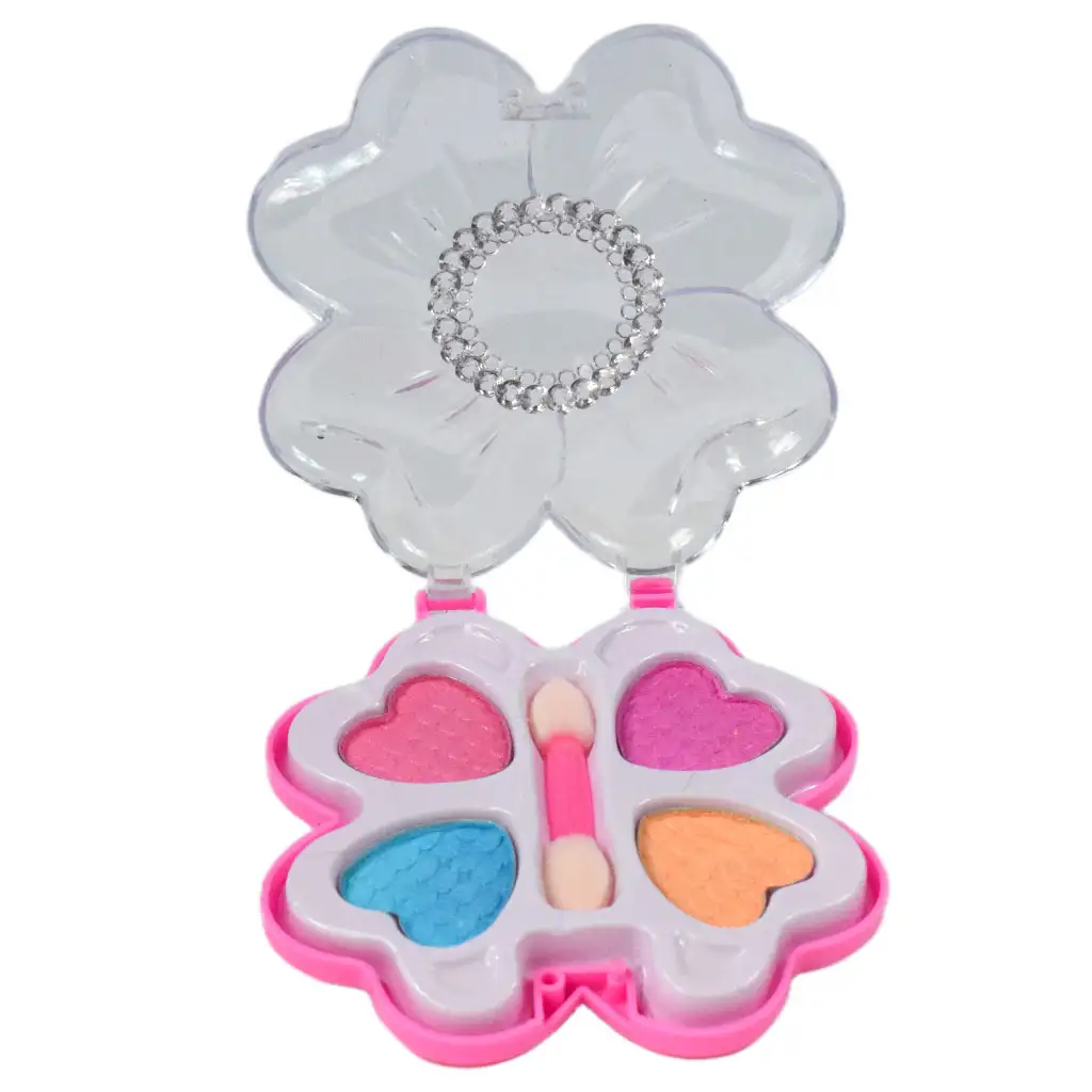 Cute Girl: Schminkset mit blumen- und schmetterlingsförmiger Schminkpalette und Zubehör kép 3