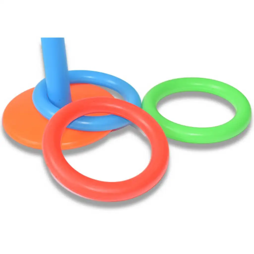 Buntes Enten-Ringwurfspiel-Set kép 3