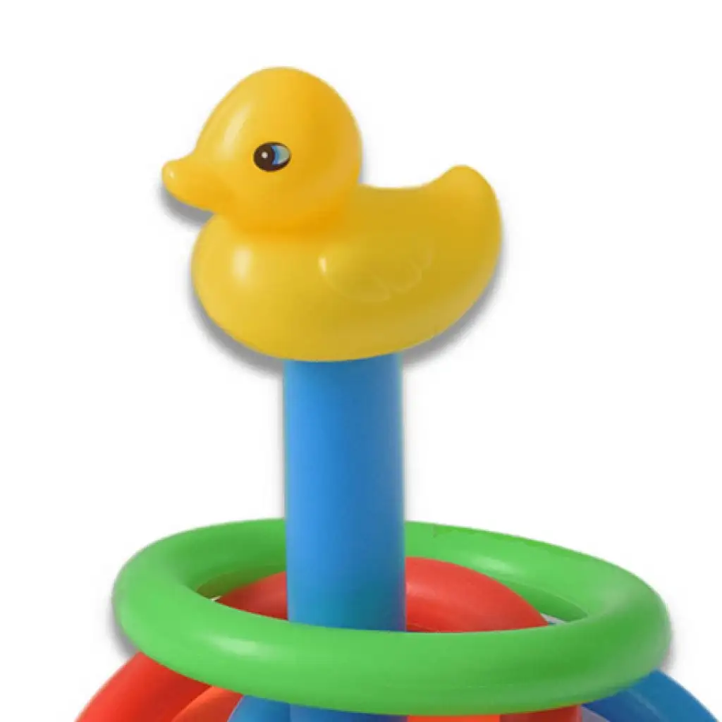 Buntes Enten-Ringwurfspiel-Set kép 4
