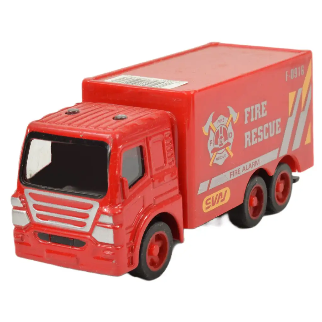 Feuerwehr: Schwungradbetriebenes Feuerwehrfahrzeug in verschiedenen Ausführungen 9,5 cm 1 Stück kép 10