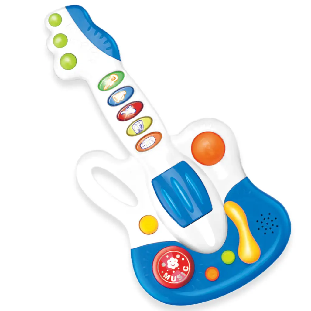 Music World: Kinder-Gitarre mit Licht und Ton kép 2