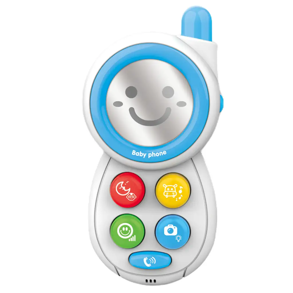 Music World: Blaues Babytelefon mit Licht und Ton kép 2