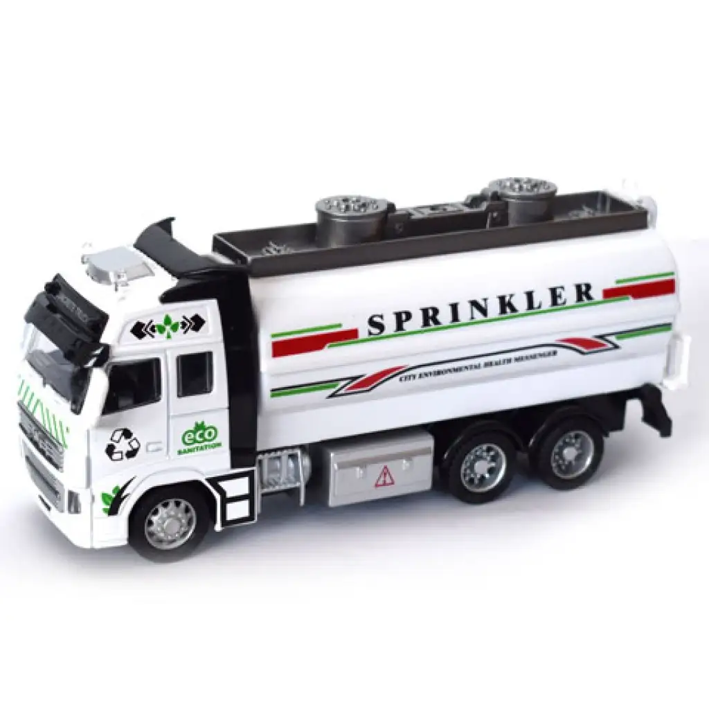 Tanklastwagen mit Licht und Sound in Weiß 1/38 kép 2