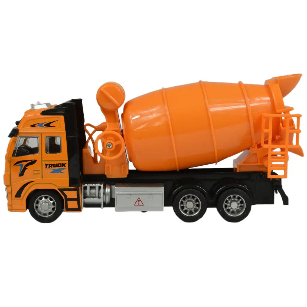 Alloy Car: Schwungrad-Betonmischer-LKW mit Licht und Ton in zwei Varianten 19cm 1 Stück kép 8
