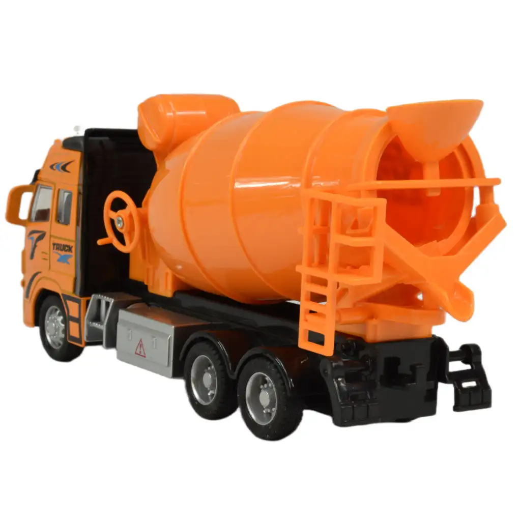 Alloy Car: Schwungrad-Betonmischer-LKW mit Licht und Ton in zwei Varianten 19cm 1 Stück kép 9