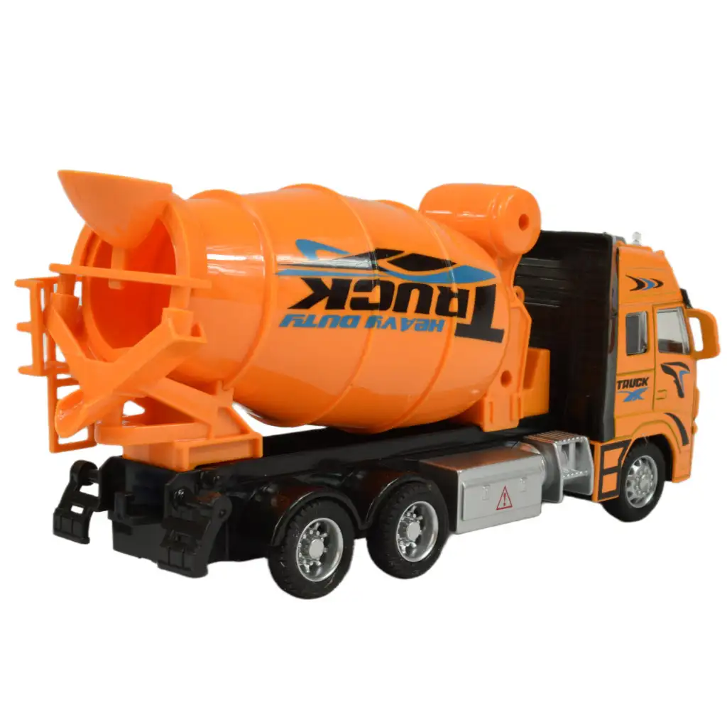 Alloy Car: Schwungrad-Betonmischer-LKW mit Licht und Ton in zwei Varianten 19cm 1 Stück kép 10