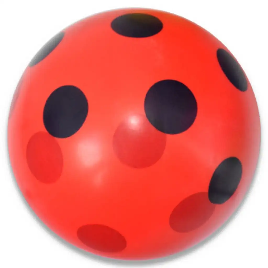Bunter Gummiball mit Punkten in verschiedenen Ausführungen, 22 cm kép 5
