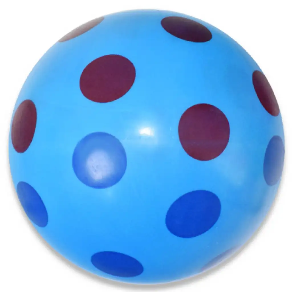 Bunter Gummiball mit Punkten in verschiedenen Ausführungen, 22 cm kép 2