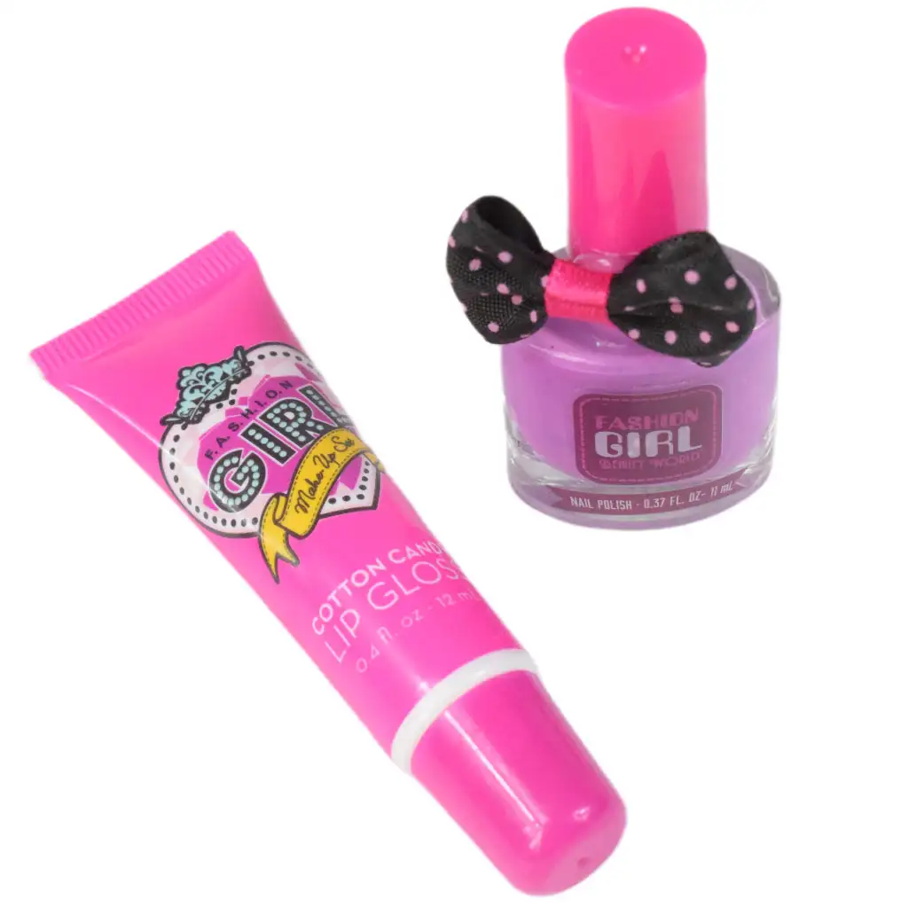 Fashion Girl: Großes Schminkset mit Haarkreide, Lipgloss und Accessoires kép 3