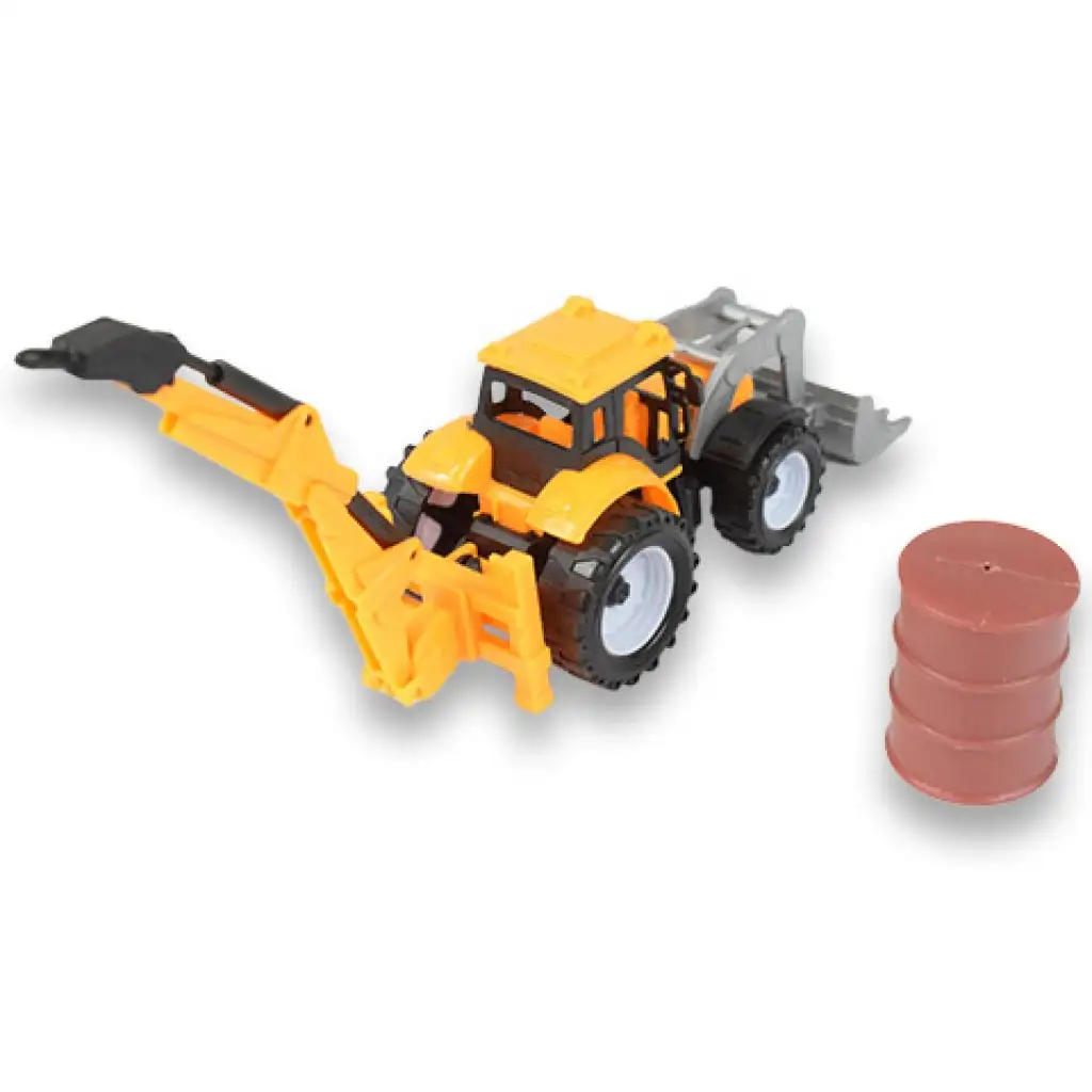 Engineering Truck: 2-teiliges Arbeitsmaschinenset mit Traktoren, Anhänger und Meißel kép 3