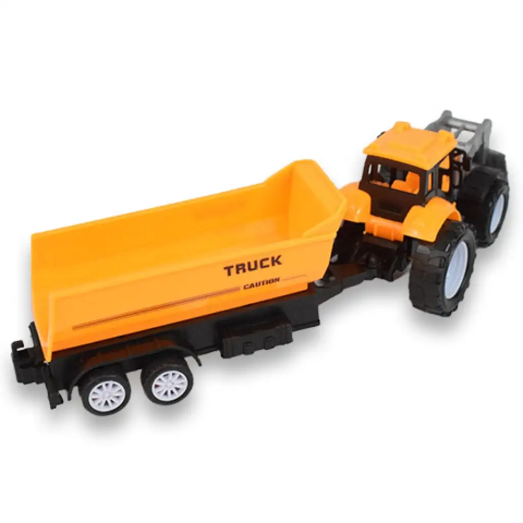 Engineering Truck: 2-teiliges Arbeitsmaschinenset mit Traktoren, Anhänger und Meißel kép 5