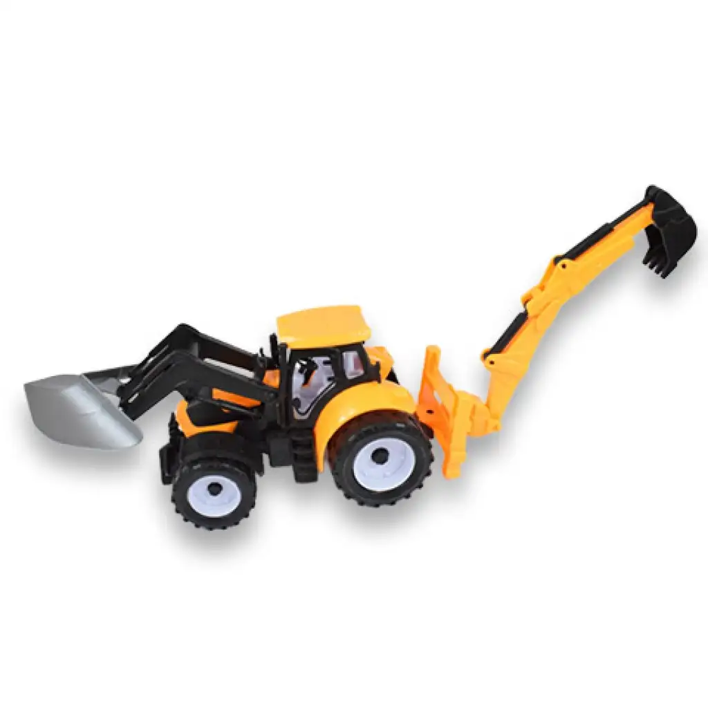 Engineering Truck: Baggerlader Traktor Arbeitsmaschine in zwei Varianten 39cm kép 4