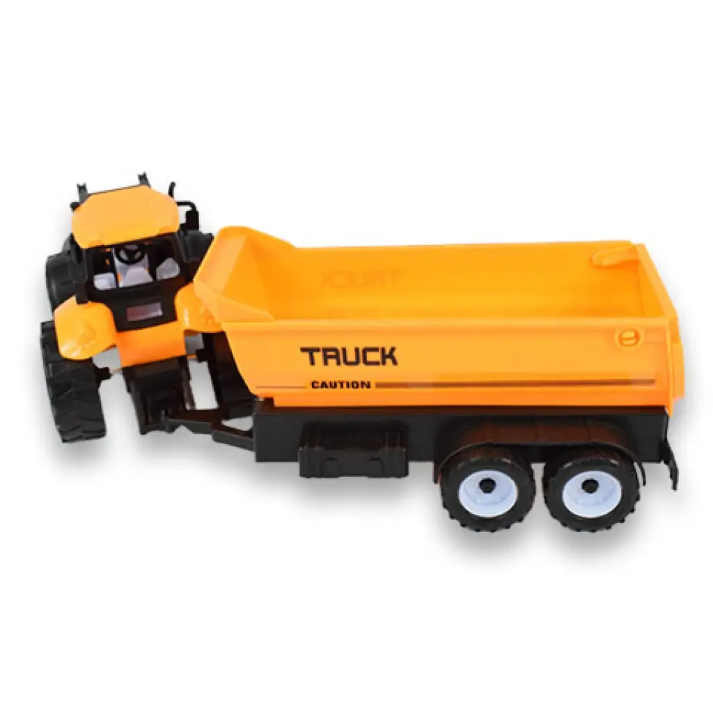 Engineering Truck: Baggertraktor Arbeitsmaschine mit Anhänger 45cm kép 5