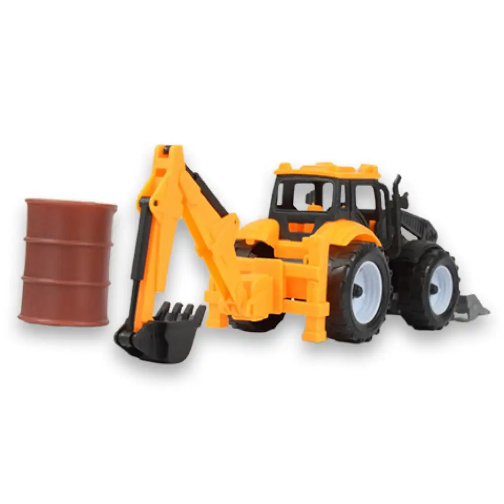 Engineering Truck: 2-teiliges Arbeitsmaschinenset mit Traktoren, Tankanhänger und Fass kép 5