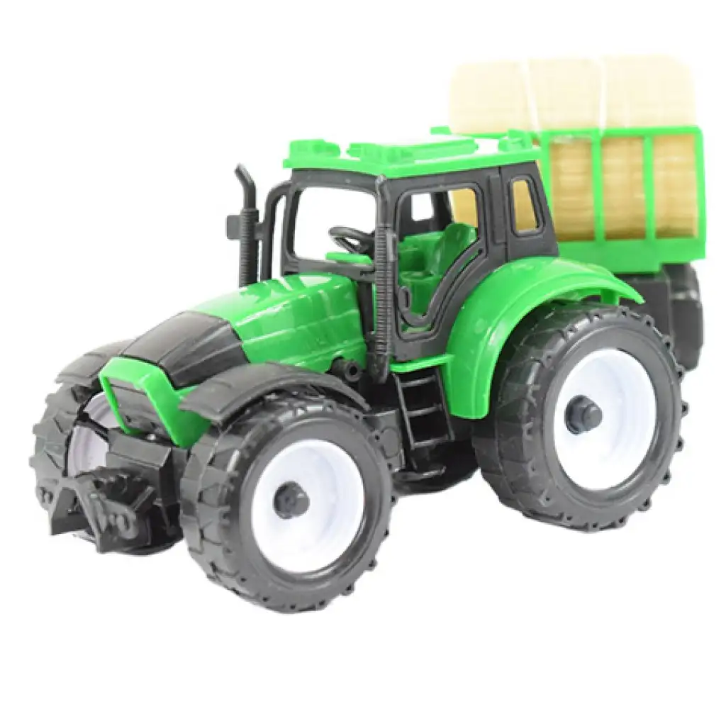 Farmer Truck: Landwirtschaftlicher Traktor-Set mit Anhängern 28cm kép 2