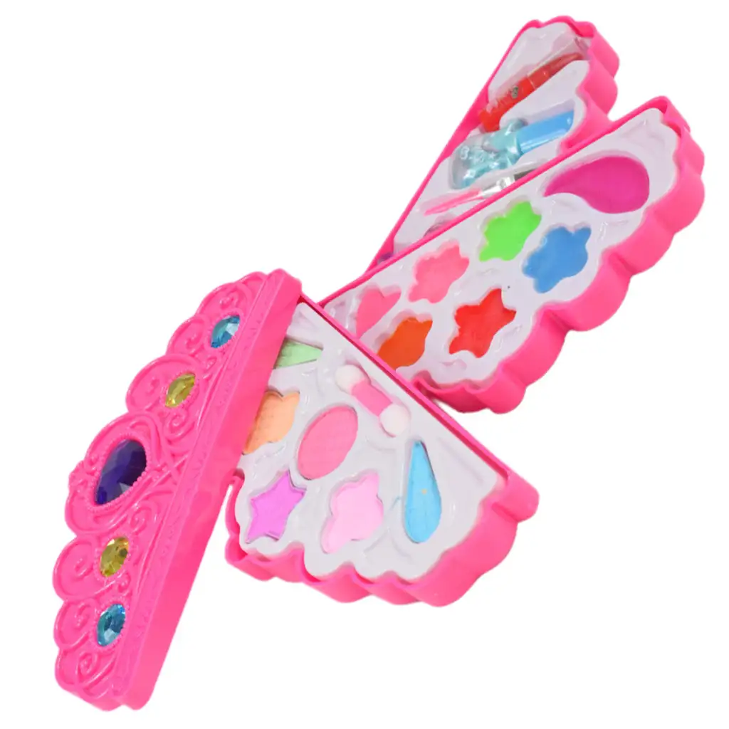 Süßes Mädchen: 3-stöckige Schminkpalette mit Krone kép 2