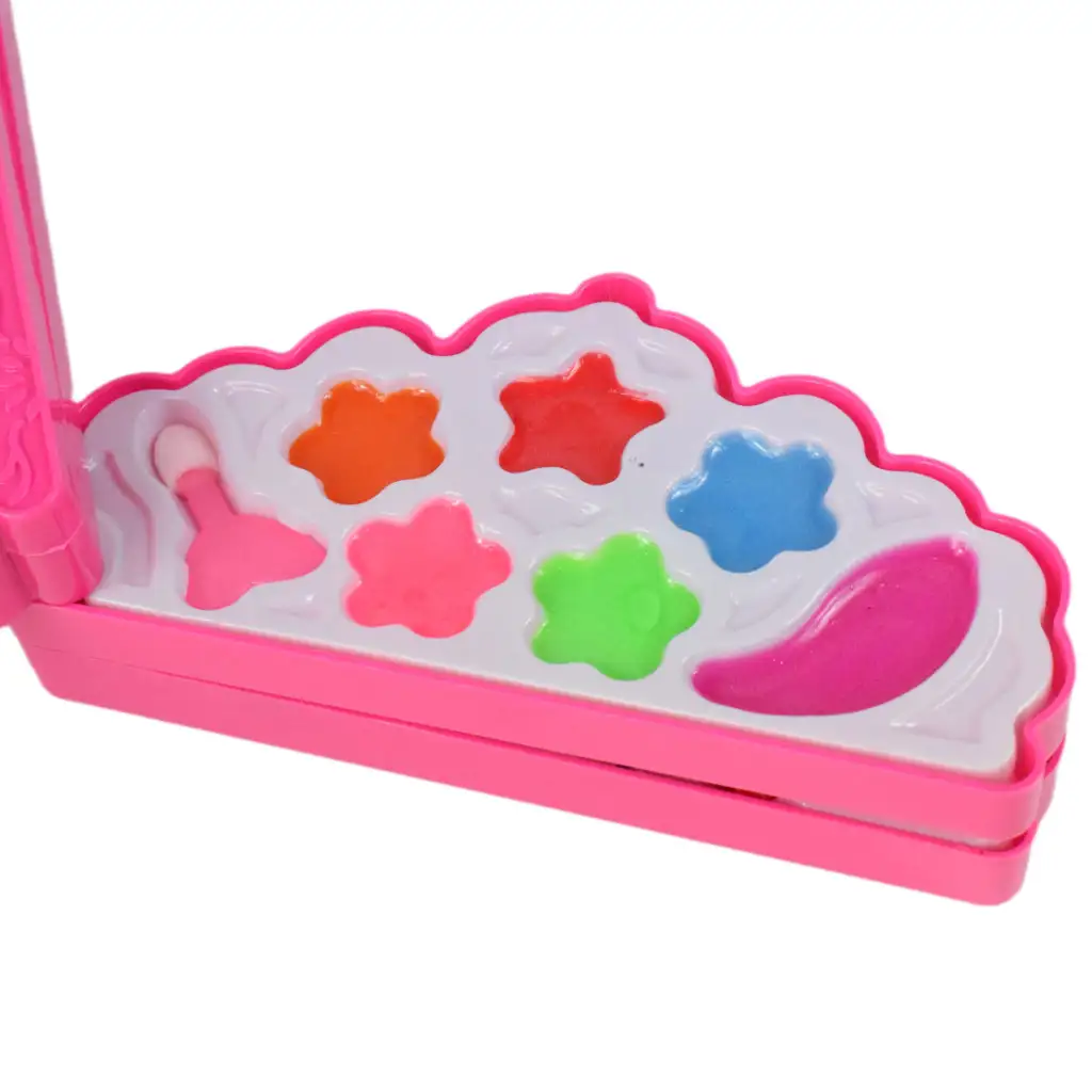 Süßes Mädchen: 3-stöckige Schminkpalette mit Krone kép 4