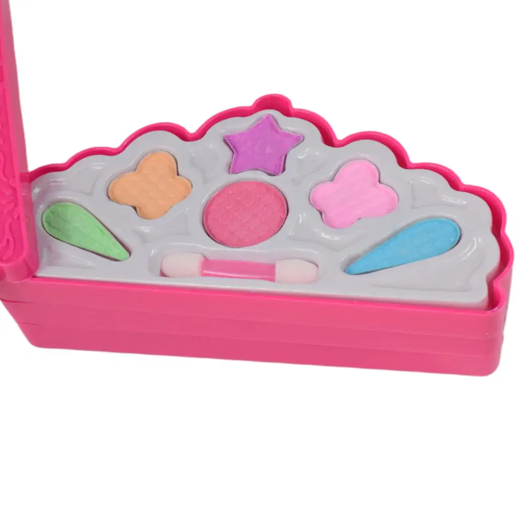 Süßes Mädchen: 3-stöckige Schminkpalette mit Krone kép 5