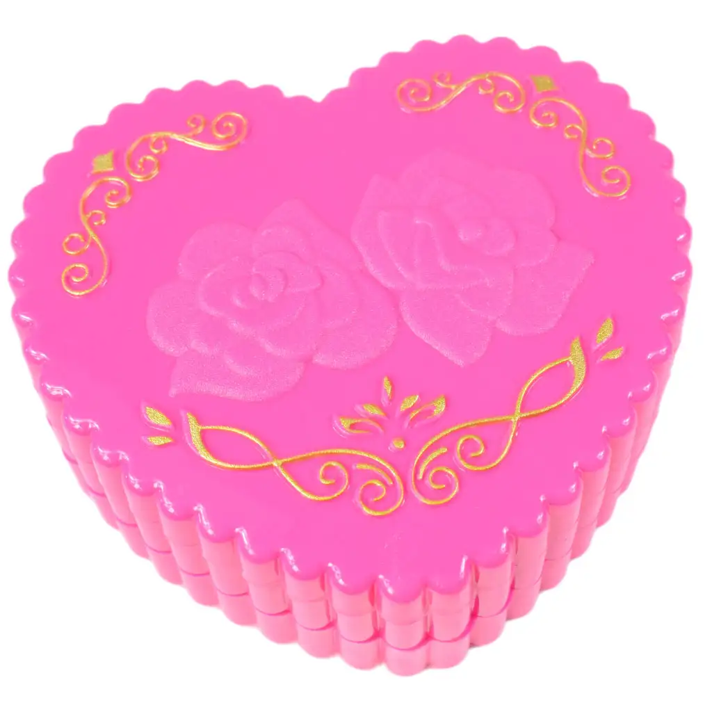 Süßes Mädchen: Herzförmige zweistöckige Schminkpalette kép 2