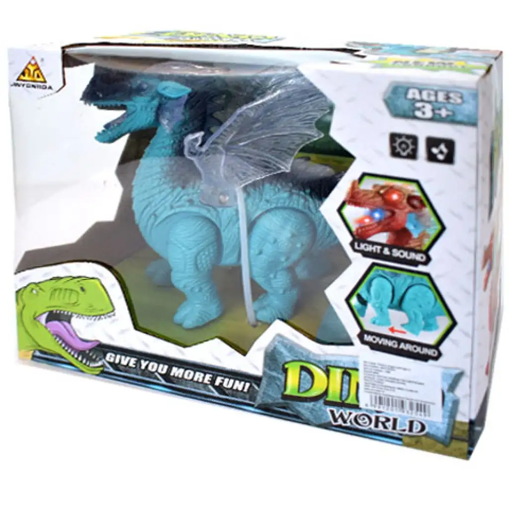 Batteriebetriebene Drachenfigur mit Licht 25cm kép 2