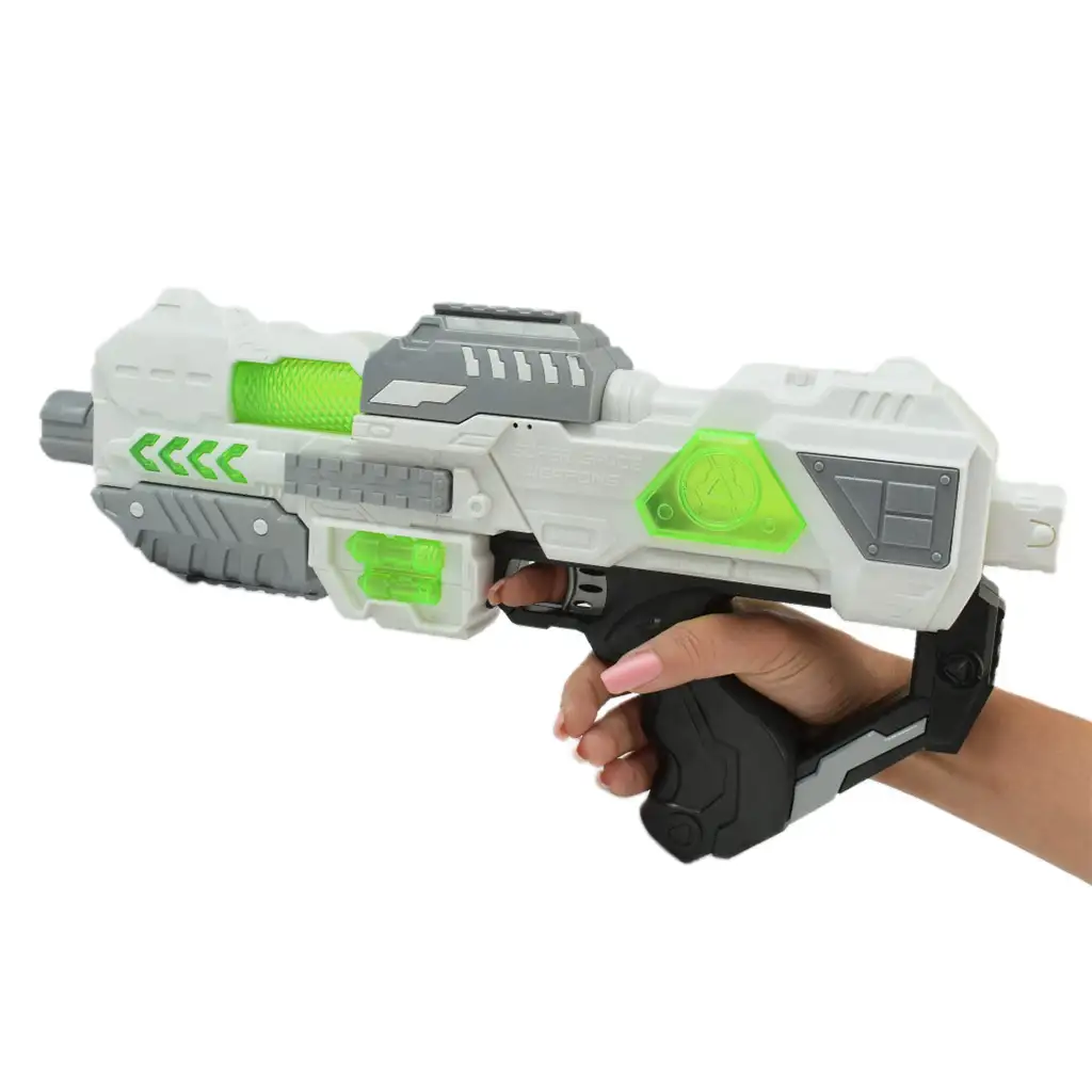 Space Series: Weltraumwaffe mit Stütze, Licht und Ton 40cm kép 3