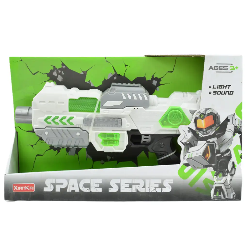 Space Series: Weltraumwaffe mit Stütze, Licht und Ton 40cm kép 4