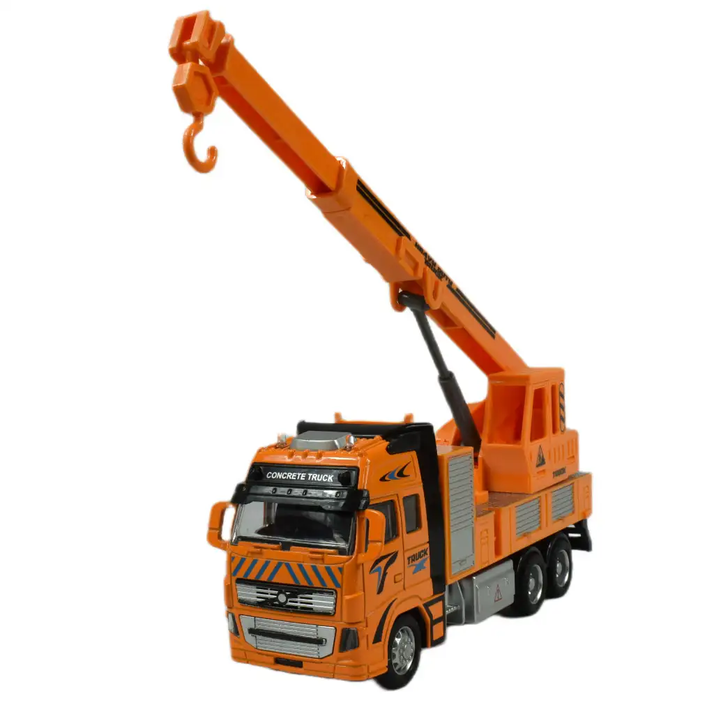 Alloy Car: Schwungrad-Kranwagen 20cm kép 6