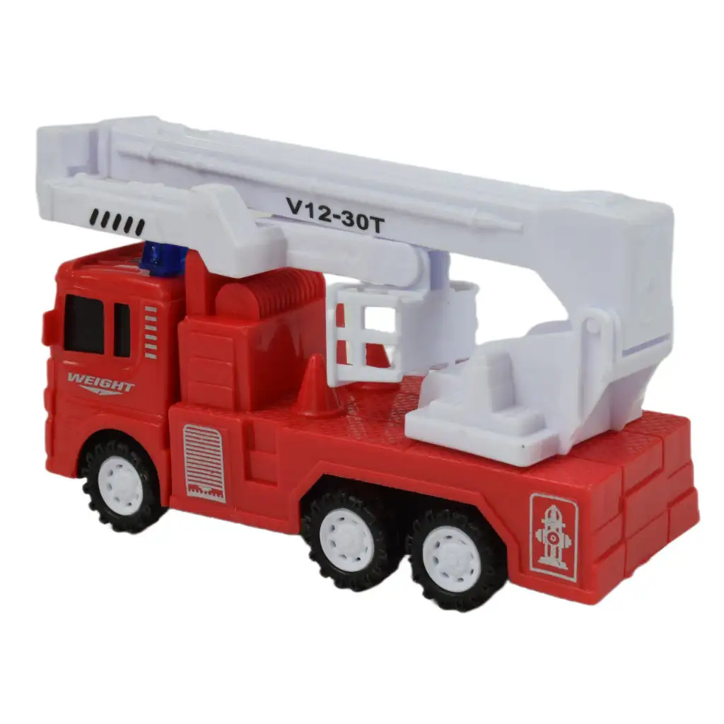 Feuerwehrwagen: Schwungrad-Feuerwehrwagen in verschiedenen Ausführungen 13cm kép 3