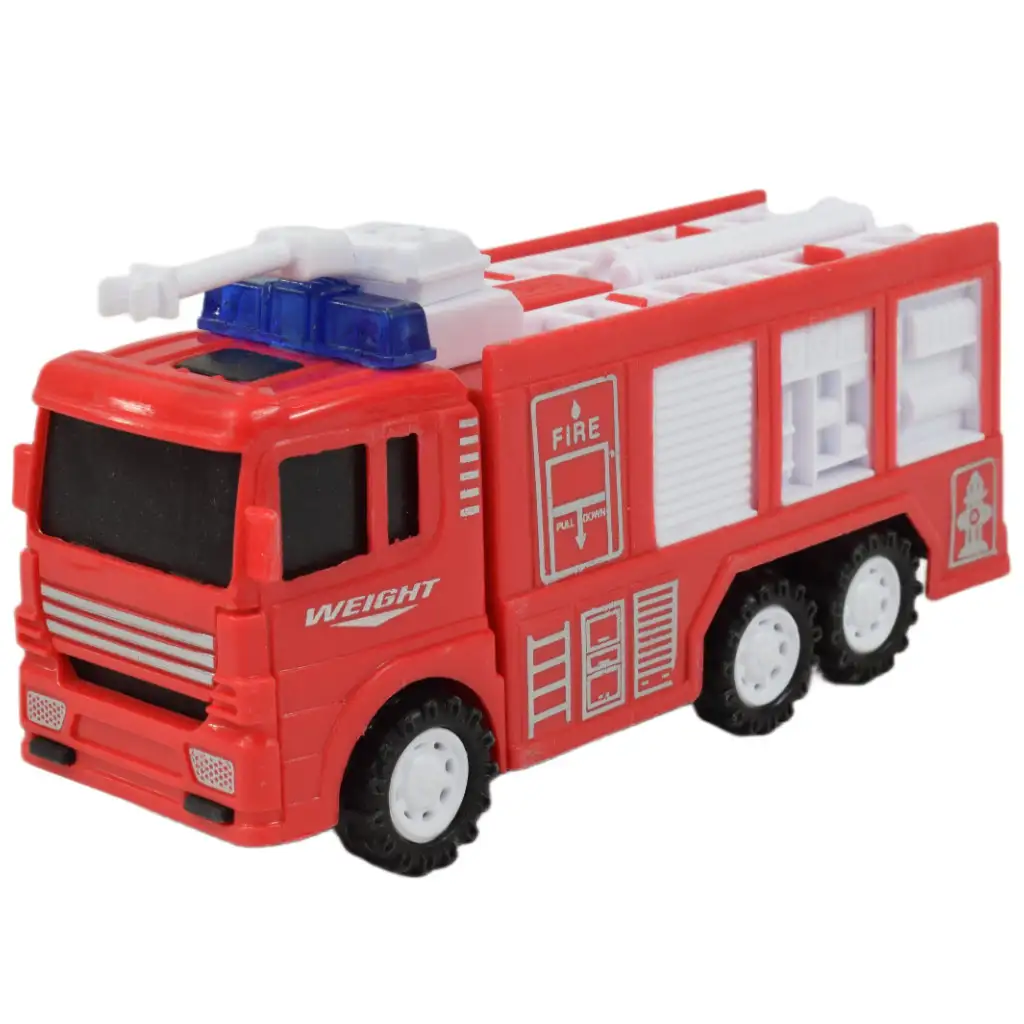 Feuerwehrwagen: Schwungrad-Feuerwehrwagen in verschiedenen Ausführungen 13cm kép 4