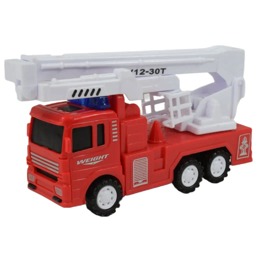 Feuerwehrwagen: Schwungrad-Feuerwehrwagen in verschiedenen Ausführungen 13cm kép 2