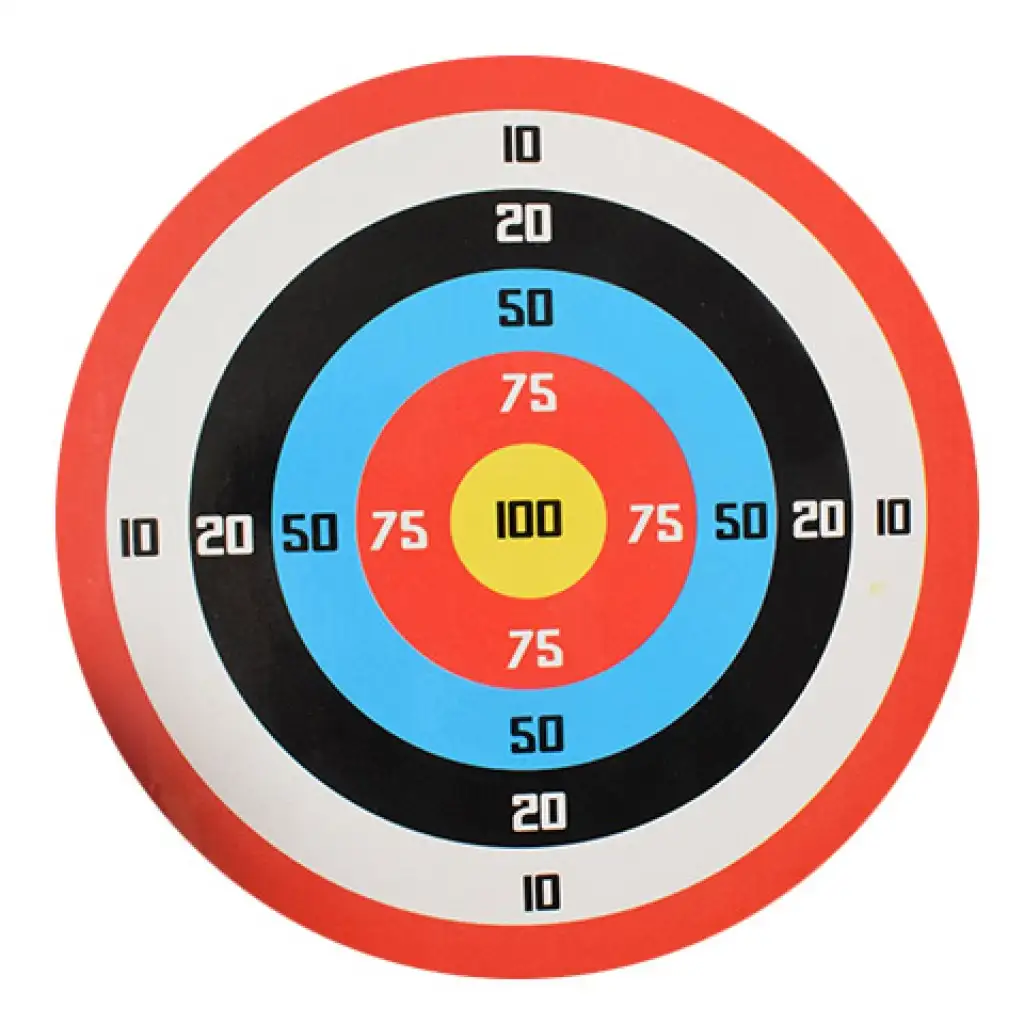 Neues Set mit Saugnapfpfeilen, Zielscheibe 60 cm kép 5