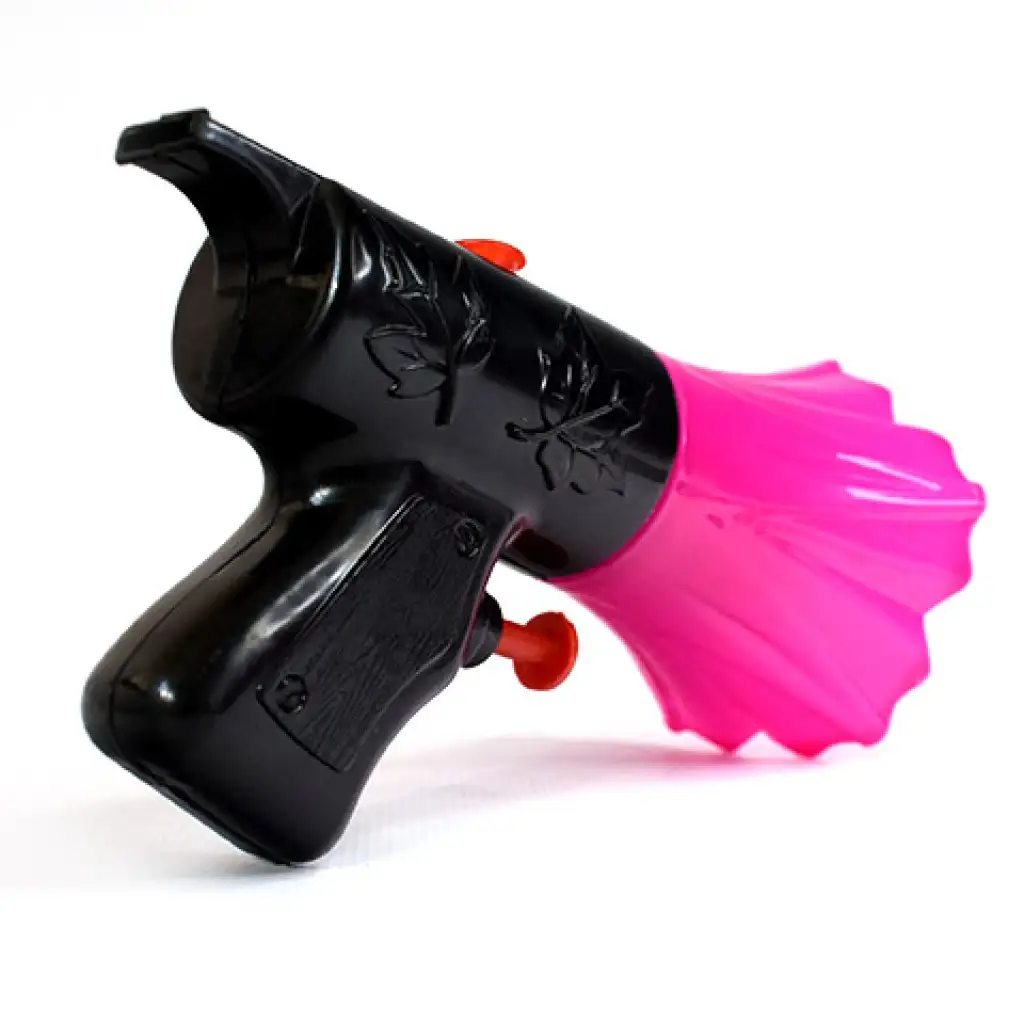 2-in-1 Wasserpistole und Pfeife in Schwarz-Pink kép 3