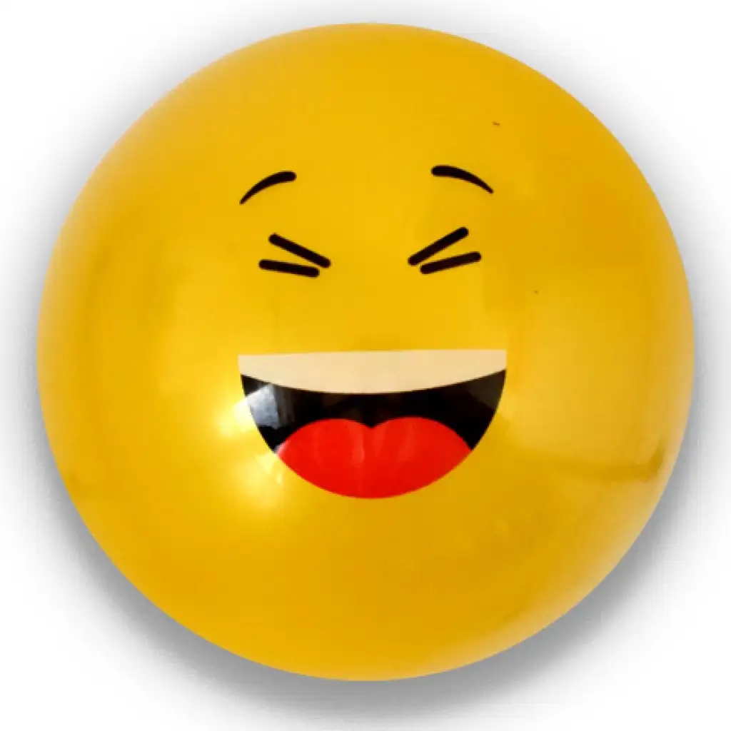 Emoji-Muster-Gummiball in verschiedenen Ausführungen, 23 cm kép 4