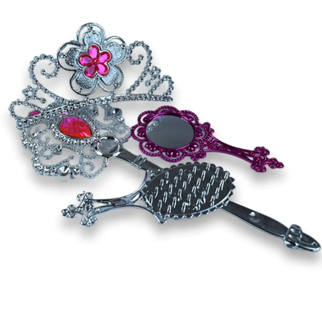 Prinzessinnen-Schönheitsset mit Tiara und Zauberstab kép 2