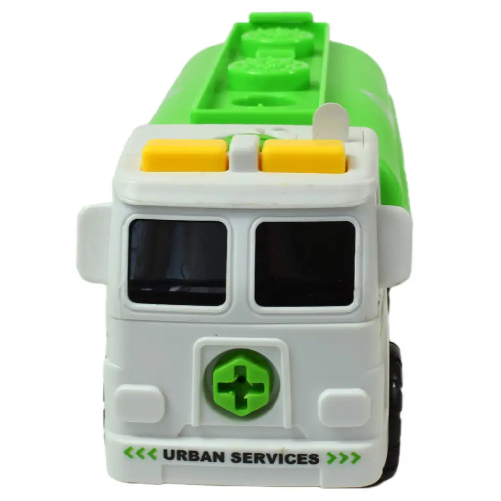 Urban Services: Zerlegbarer Tanklastwagen mit Werkzeugen und Sound 20cm kép 2