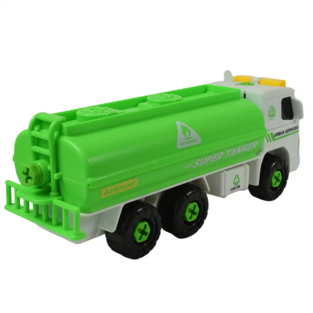Urban Services: Zerlegbarer Tanklastwagen mit Werkzeugen und Sound 20cm kép 5