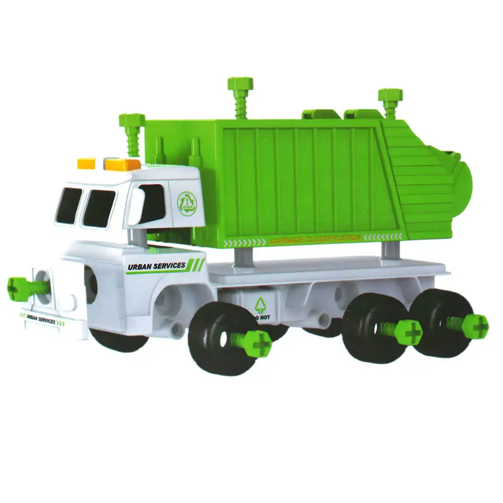 Urban Services: Zerlegbarer Tanklastwagen mit Werkzeugen und Sound 20cm kép 7