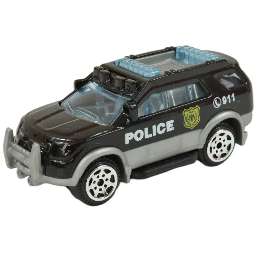 World of Trucks: Polizeiauto in verschiedenen Ausführungen 7cm kép 4