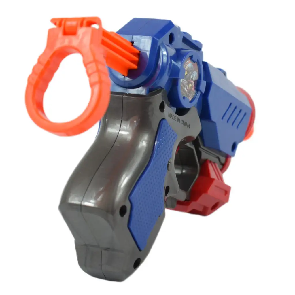 Cool Soft Bullet Gun: Kleine Schaumstoffpistole mit blauen Patronen, 14 cm kép 5