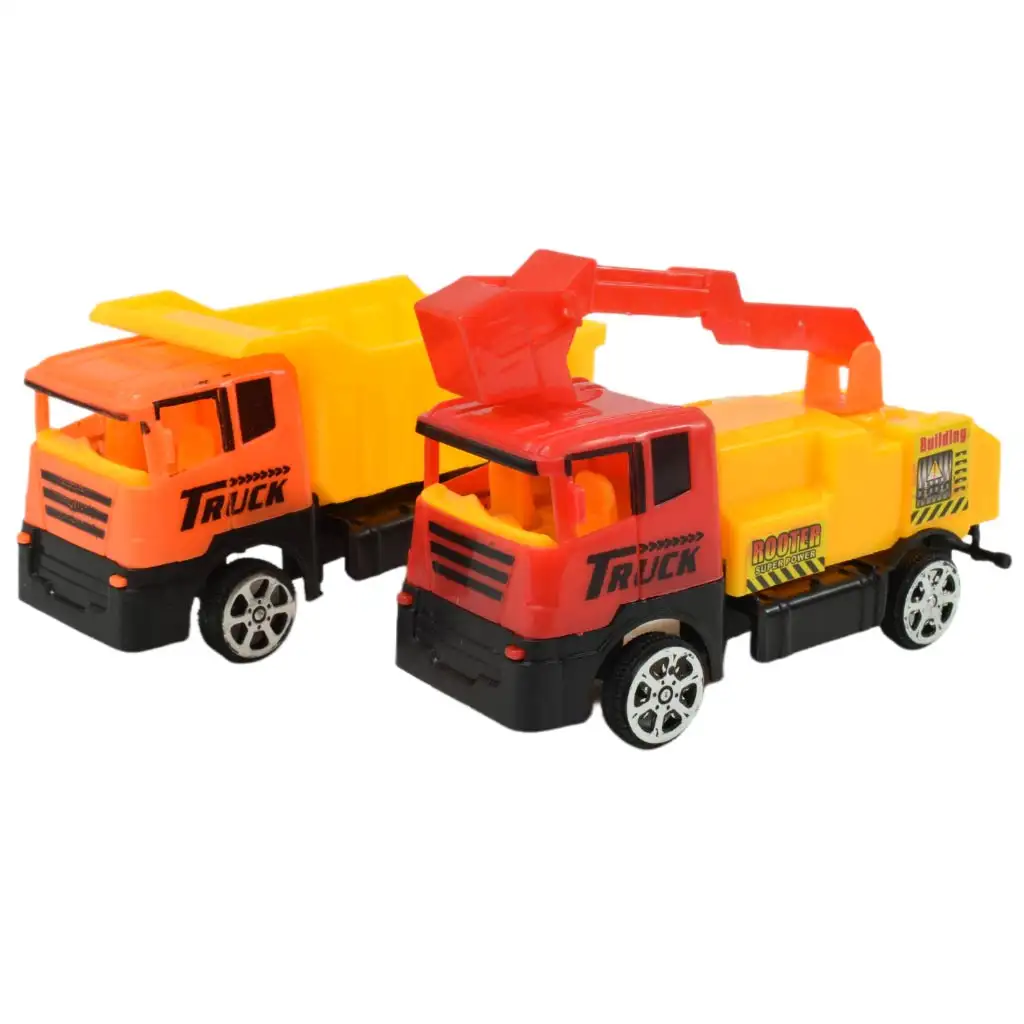 Heavy Duty: Bau-Spielset mit Schwungrad-Autos und Zubehör kép 2