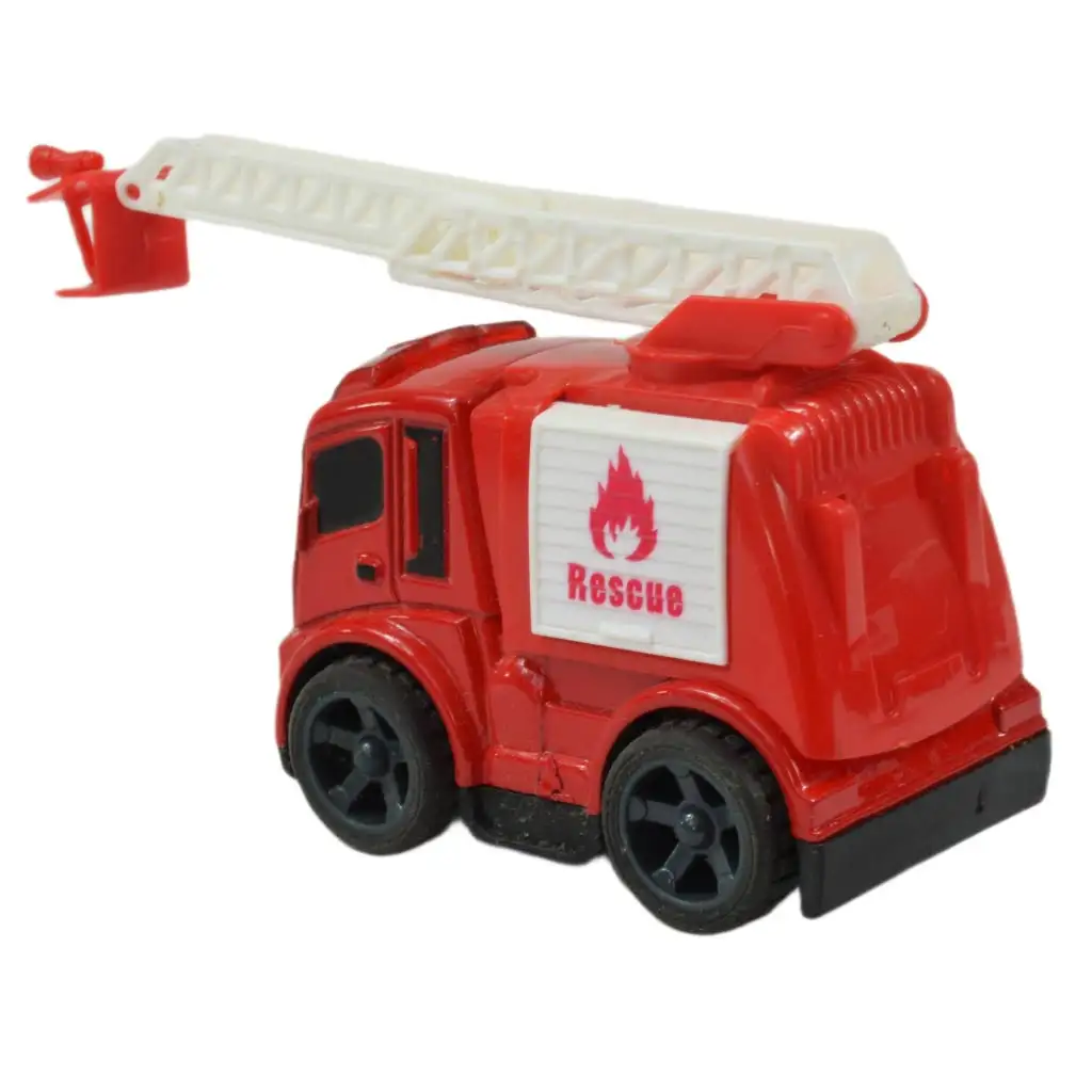 Feuerwehr: Feuerwehrauto in zwei Varianten, mit Schwungradantrieb 1 Stück kép 3