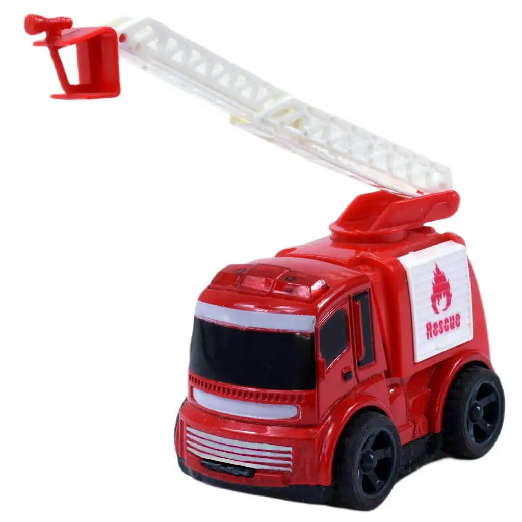 Feuerwehr: Feuerwehrauto in zwei Varianten, mit Schwungradantrieb 1 Stück kép 2