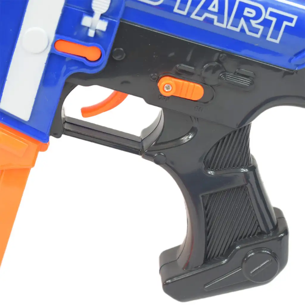 Soft Bullet Gun: Elektrische Schaumstoffpistole mit Magazin und Munition in zwei Varianten 60cm kép 3