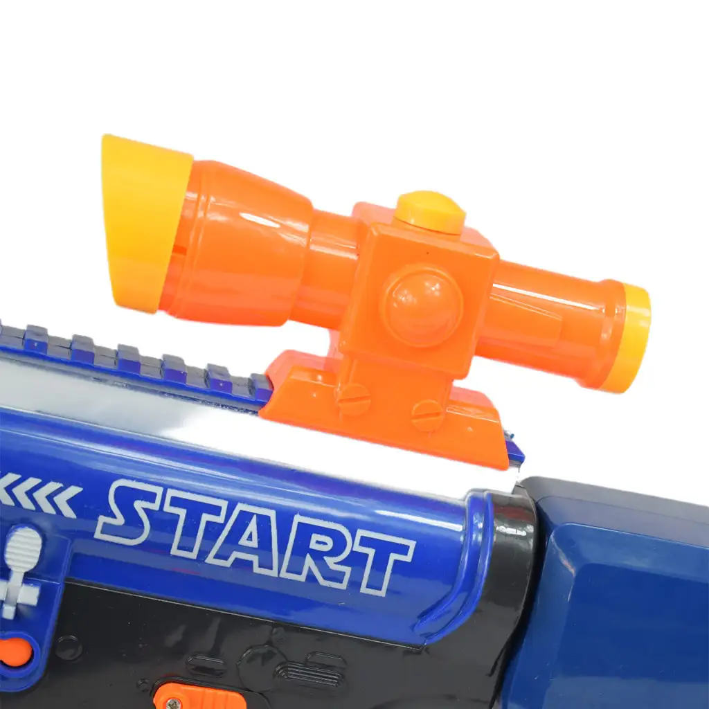 Soft Bullet Gun: Elektrische Schaumstoffpistole mit Magazin und Munition in zwei Varianten 60cm kép 5