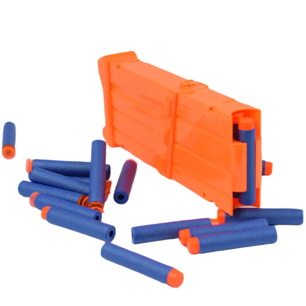 Soft Bullet Gun: Elektrische Schaumstoffpistole mit Magazin und Munition in zwei Varianten 60cm kép 7