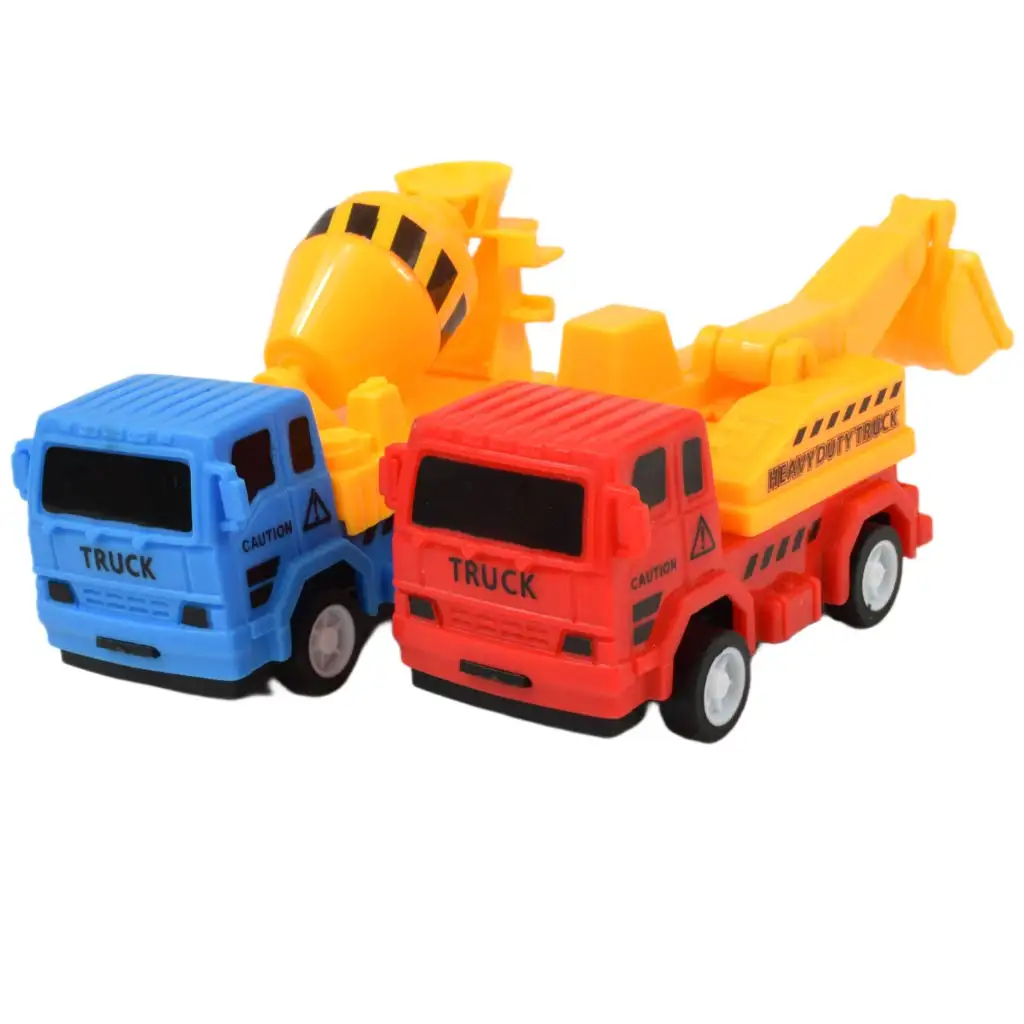 Truck Working: 7-teiliges Schwungrad-Bausatz-Set mit Autos, Fahrzeugen und Zubehör kép 4